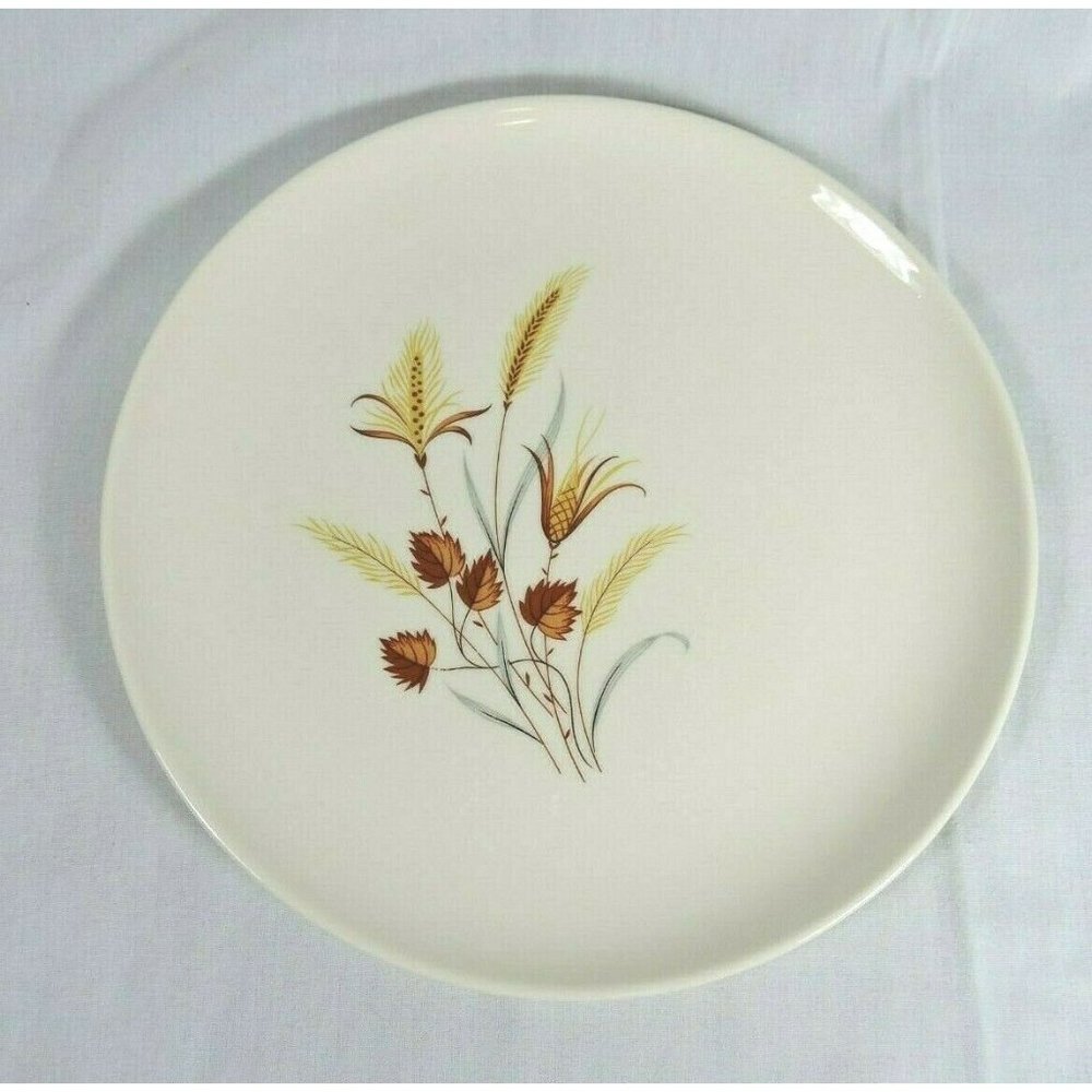 Vintage Taylor Smith & Taylor Autumn Harvest Dinner Plate Ever Yours Oven Proof